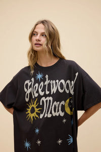 Daydreamer | Washed Black Fleetwood Mac Doodle 1973 One Size Tee