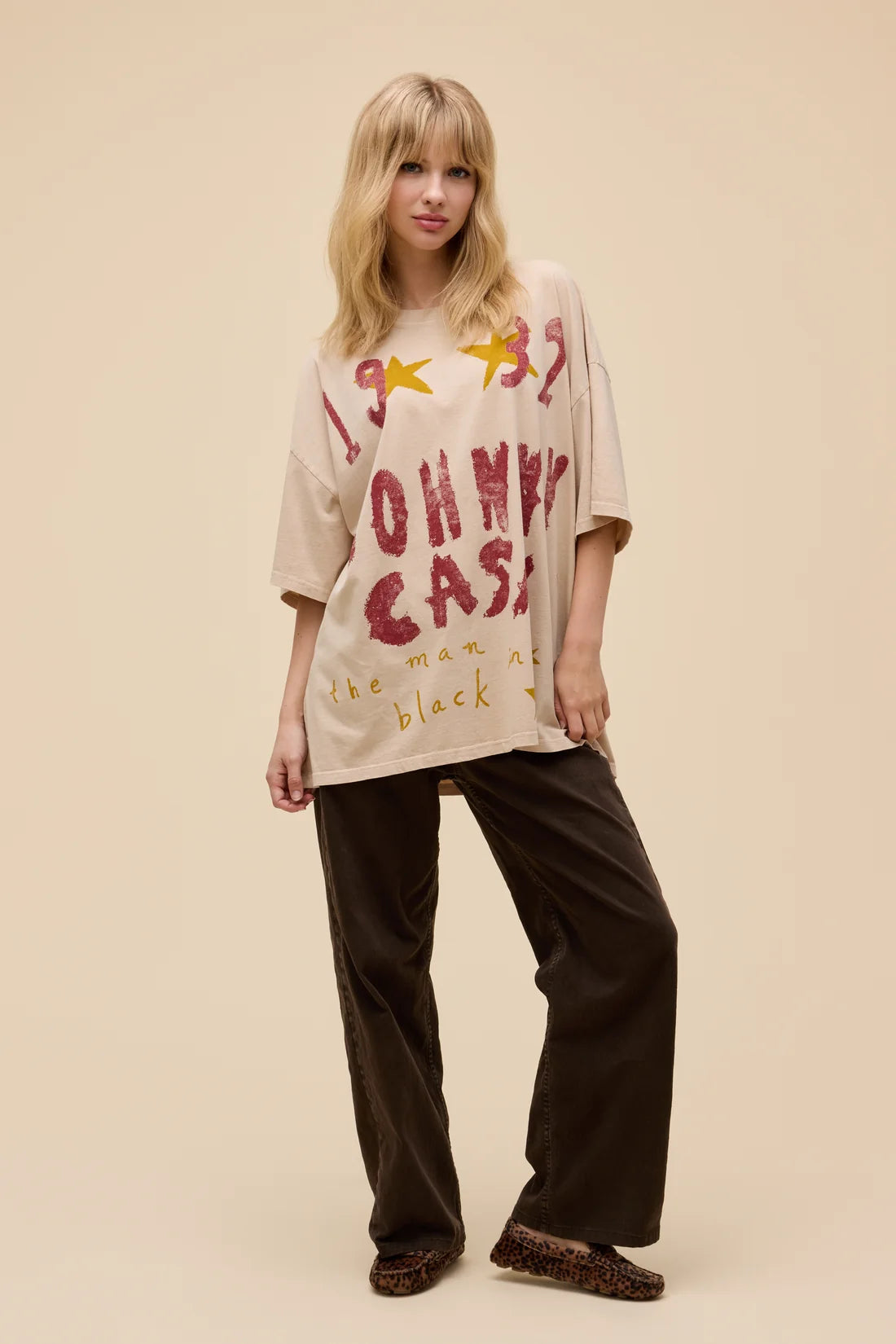 Daydreamer | Tea Color Johnny Cash Doodle One Size Tee
