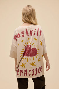 Daydreamer | Tea Color Johnny Cash Doodle One Size Tee