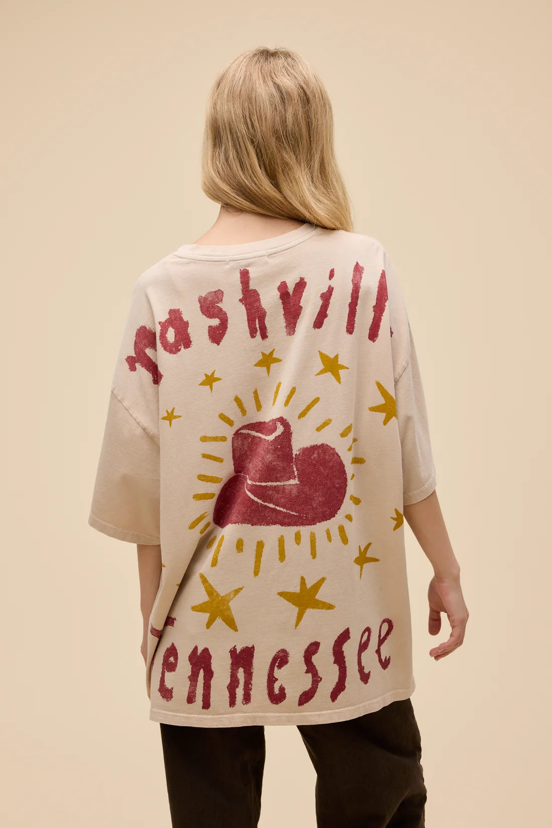 Daydreamer | Tea Color Johnny Cash Doodle One Size Tee