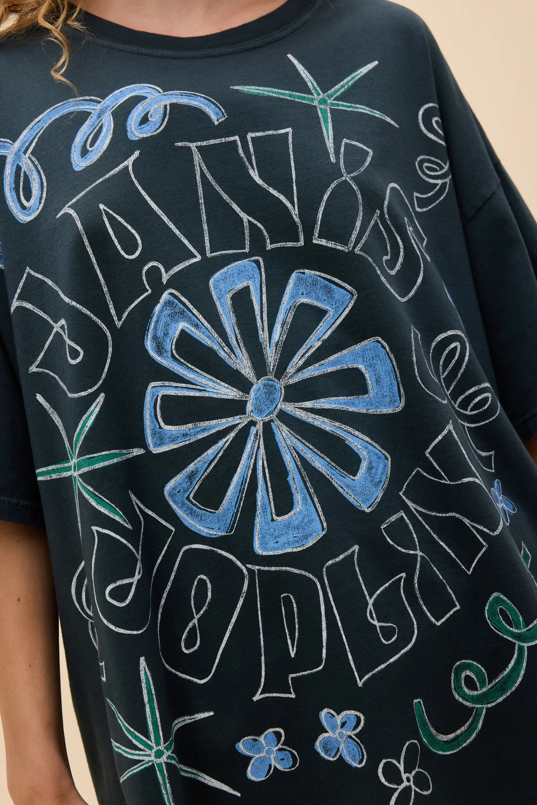 Daydreamer | Janis Joplin Doodle One Size Tee