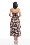Dress The Population Teigan Floral Tiered Midi Dress