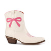 Marfa Minnie Pink Bow Short Cowboy Boots