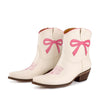 Marfa Minnie Pink Bow Short Cowboy Boots