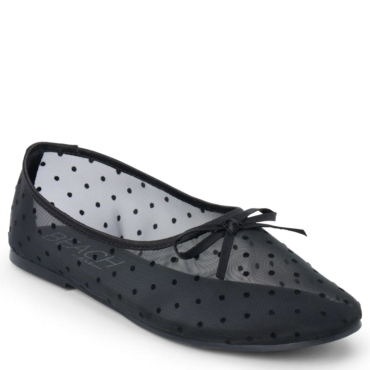 Matisse | Black Mesh Dot Jerzy Ballet Flat