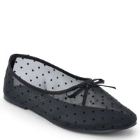 Matisse | Black Mesh Dot Jerzy Ballet Flat