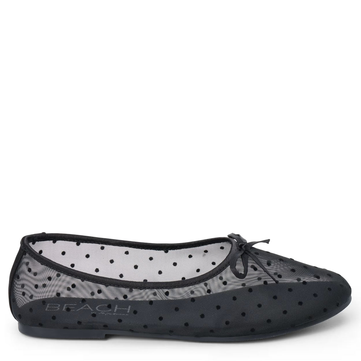 Matisse | Black Mesh Dot Jerzy Ballet Flat