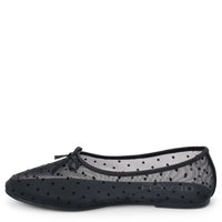 Matisse | Black Mesh Dot Jerzy Ballet Flat