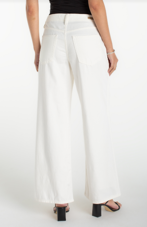 Liverpool | White Weekender Wide Leg