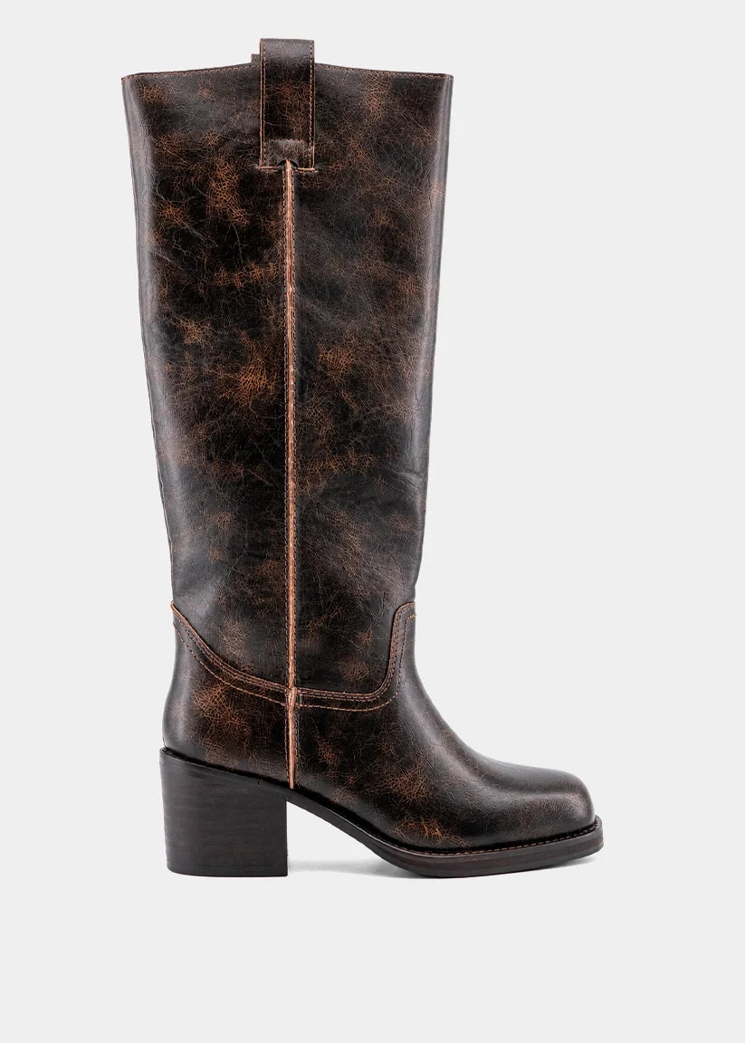 ShuShop | Zadie Brown Tall Boot