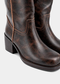 ShuShop | Zadie Brown Tall Boot