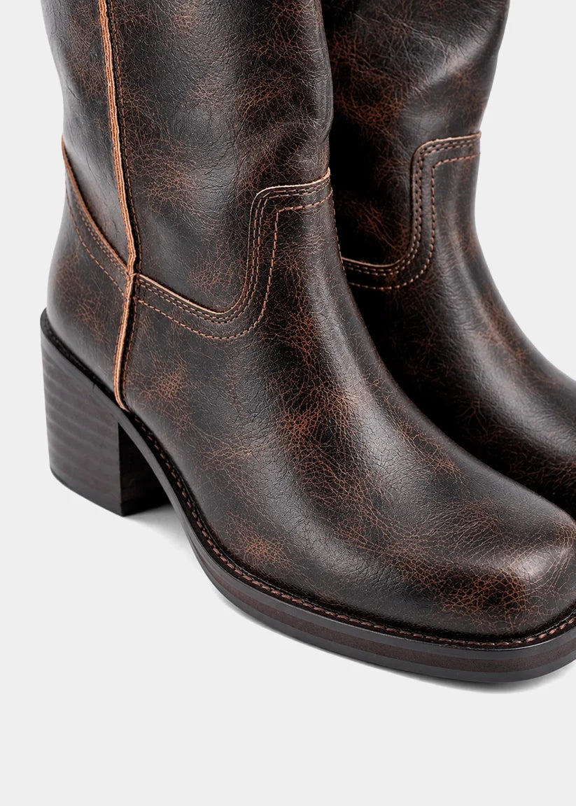 ShuShop | Zadie Brown Tall Boot