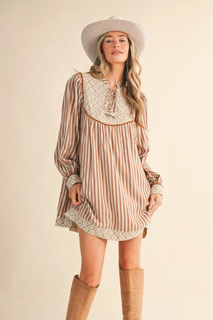 Striped Mini Dress