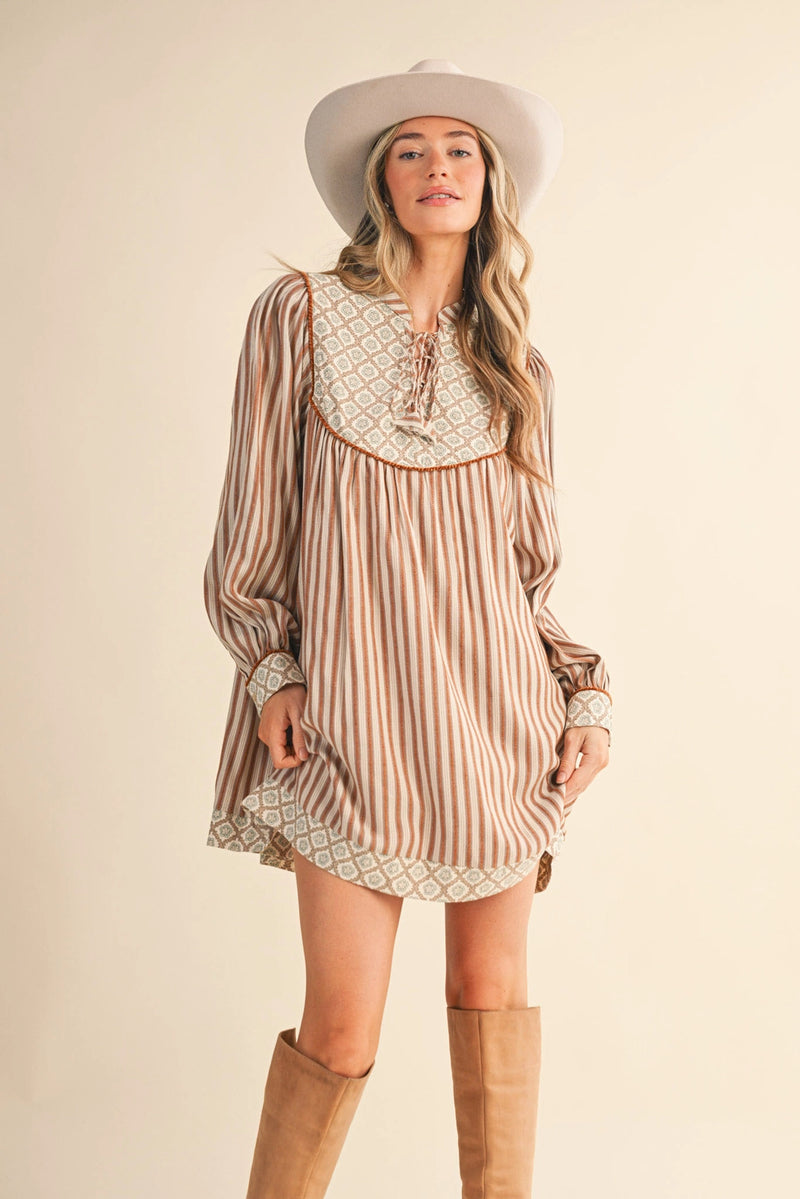 Striped Mini Dress