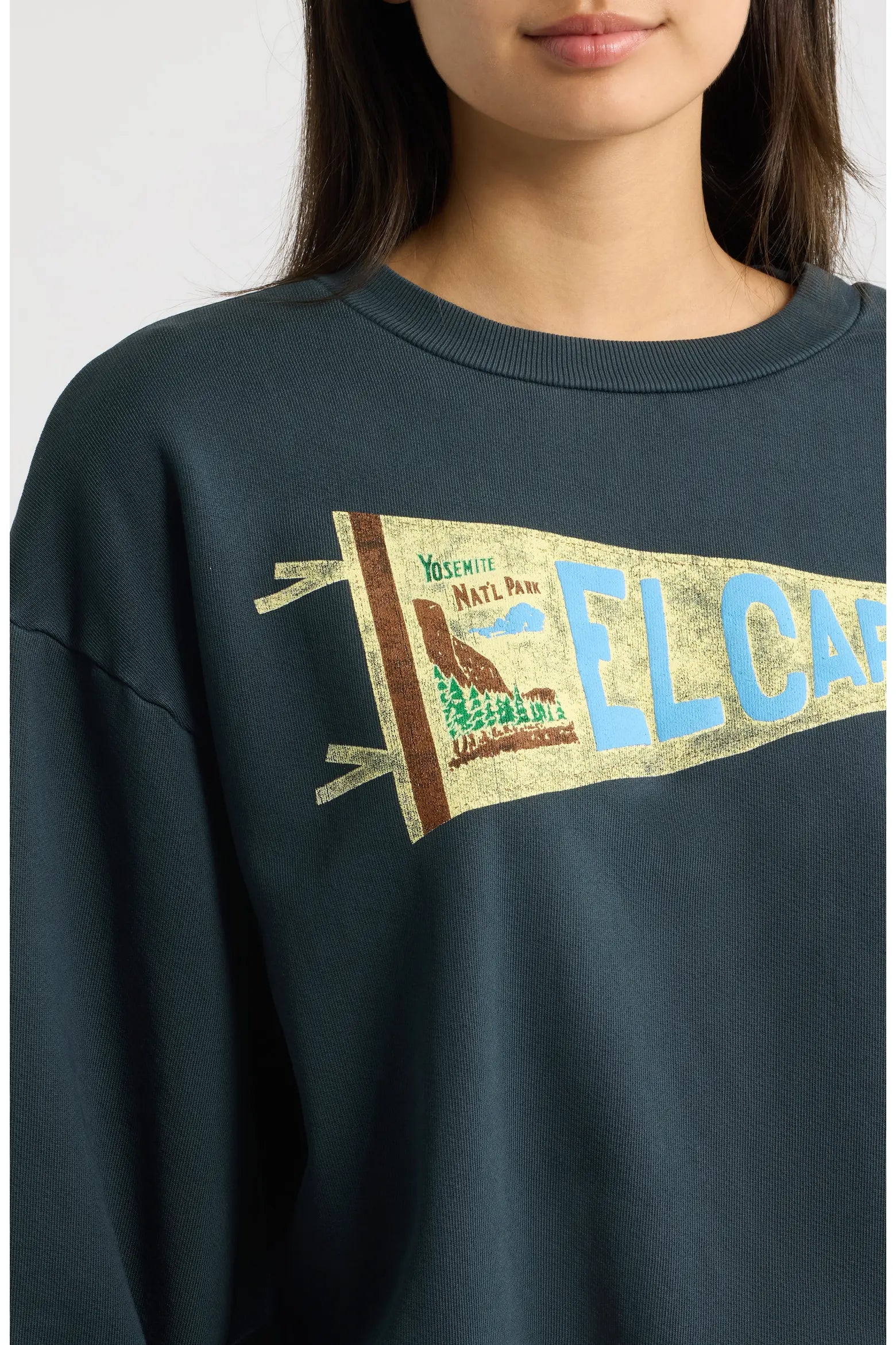 Daydreamer | El Capitan Flag Oversized Sweatshirt