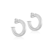Sheila Fajl | Brushed Silver Bianca Hoop