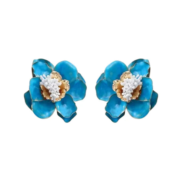 Blue Blossom Earring