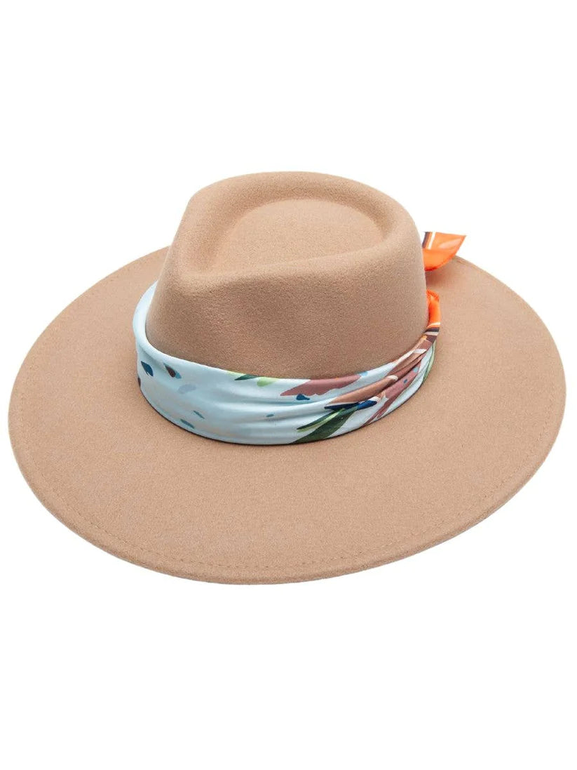 Lucca Desert Daze Rancher Hat w/ Scarf Trim