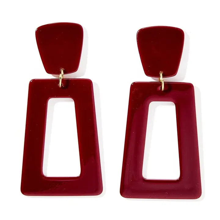 Kennedy Maroon Earring