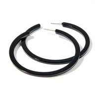 Gameday Mega Hoop Earring in Black or Red