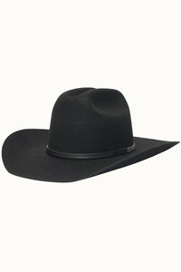 Black Jasper | 100% Premium Wool Western Cattleman Hat Adjustable