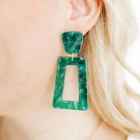 Kennedy Forest Green Earring