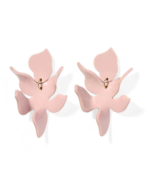 Rose Floral Statement Earring