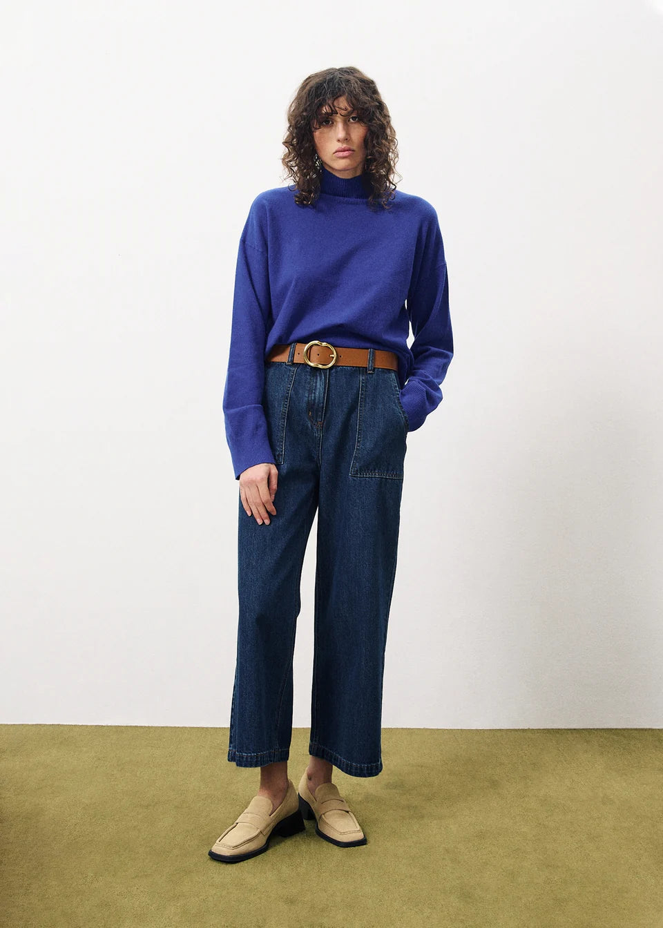 FRNCH Bleu Electric Noure Sweater