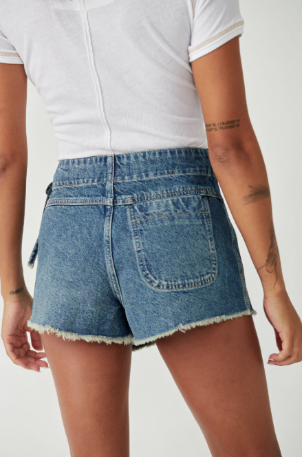 Free People | Misty Blue Emmy Denim Skort (1 SIZE 10)