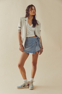 Free People | Light Wash Emmy Denim Skort