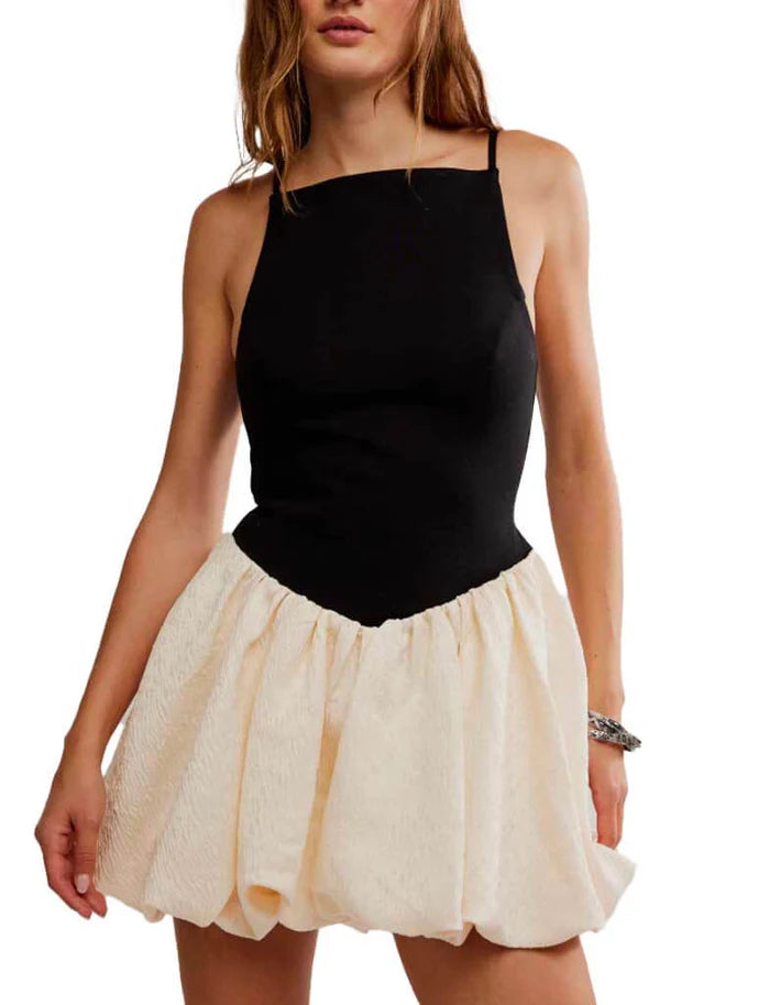 Free People Tinsel Kiss Blacktie Mini Dress