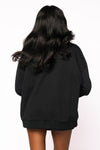 Queen of Sparkles Flower Sequin Pumpkin Sweatshirt