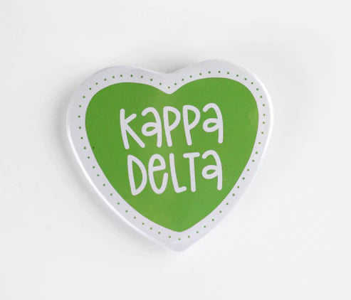 2 inch Heart Sorority Buttons