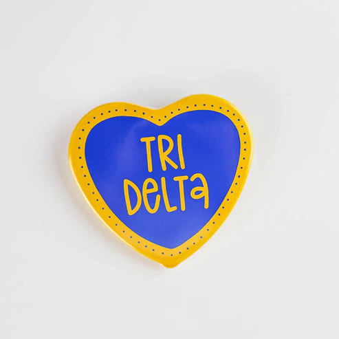 2 inch Heart Sorority Buttons