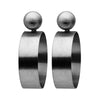 Sheila Fajl Gunmetal Mini Elizzie Earrings