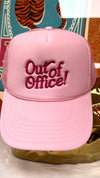 Light Pink Out of Office Trucker Hat