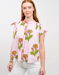 Ivy Jane | Pink Fem De La Fleur Top (1 MEDIUM)