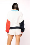 Queen of Sparkles Ole Miss Pennant Sweater