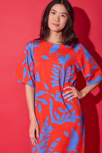 Alden Adair | Tilly Dress in Rouge Majorelle