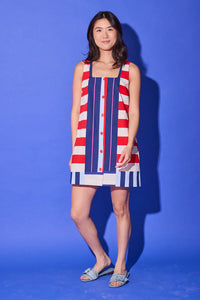 Alden Adair | Bryson Dress in Maritime Stripe