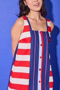 Alden Adair | Bryson Dress in Maritime Stripe