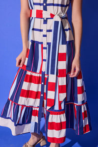 Alden Adair | Luna Dress in Maritime Stripe