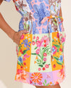 Alden Adair Bailey Dress in Floral Sketch