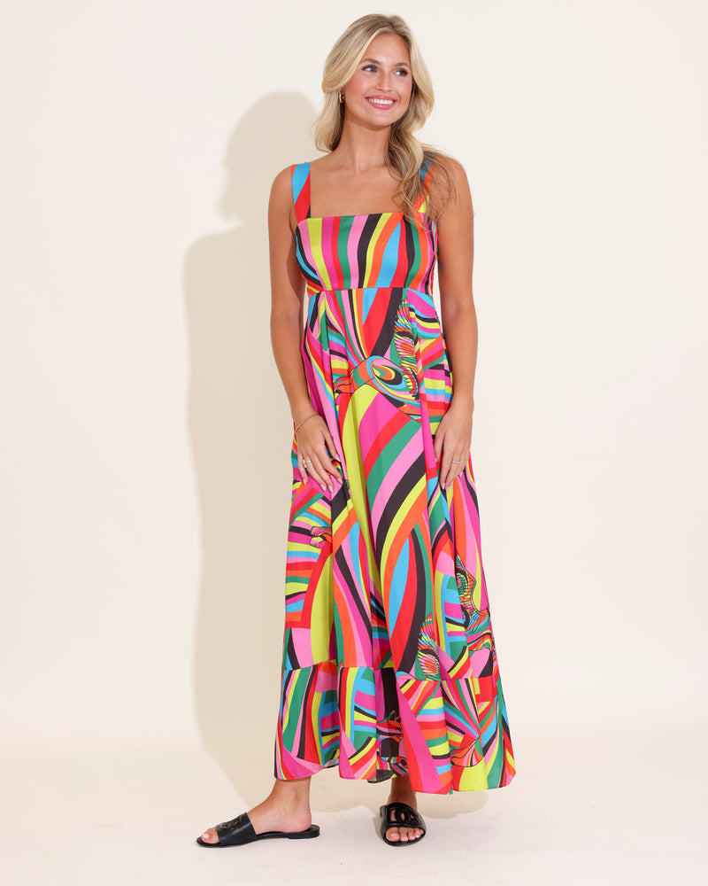Alden Adair Maria Dress in Sphynx