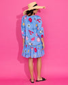 Alden Adair Coastal Lydia Mini Ruffle Dress