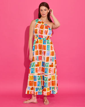 Alden Adair Addison 1-Shoulder Maxi in Voyage