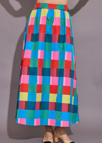 Alden Adair Daphne Skirt in Holiday Check (1 XS)