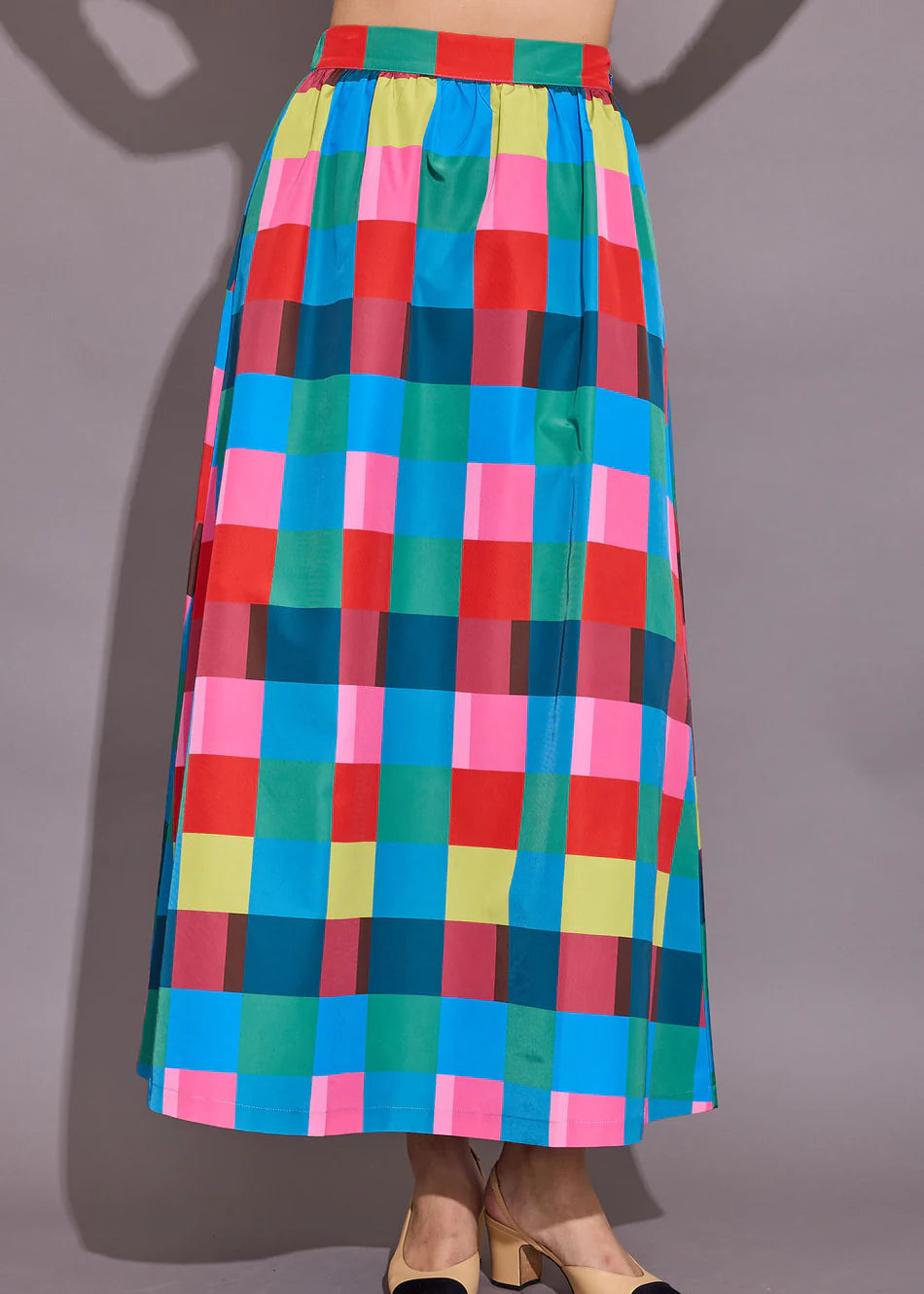 Alden Adair Daphne Skirt in Holiday Check (1 XS)