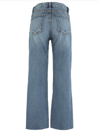 Kut | Kelsey High Rise Ankle Flare Jean in Peak