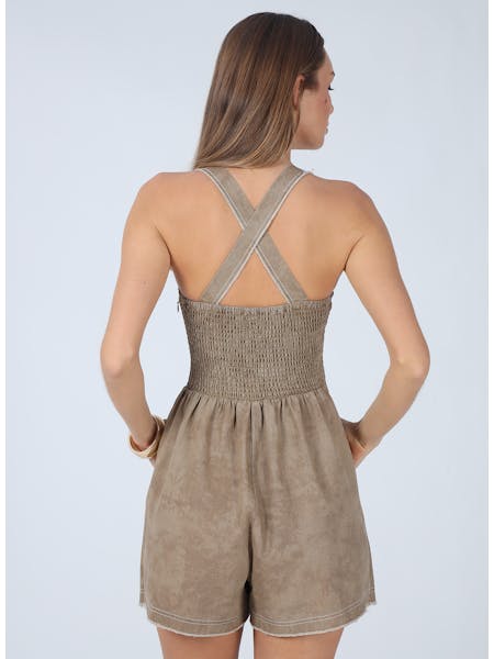 Ximena Cowboy Romper